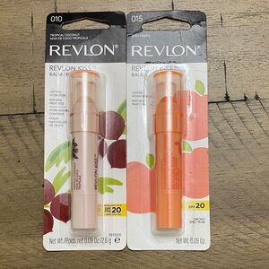 Revlon Kiss Balm Bundle - Coconut and Peach